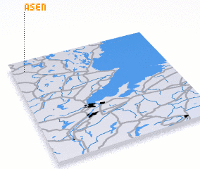 3d view of Åsen