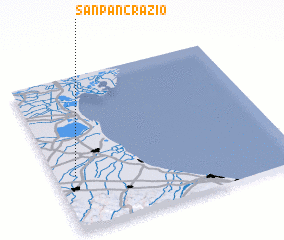 3d view of San Pancrazio
