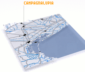 3d view of Campagna Lupia