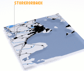 3d view of Store Rørbæk