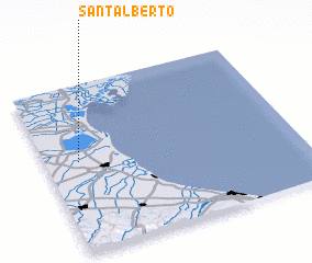 3d view of SantʼAlberto