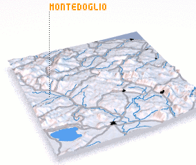 3d view of Montedoglio