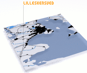 3d view of Lille Skensved