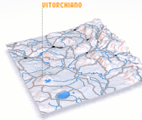 3d view of Vitorchiano