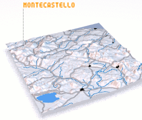 3d view of Montecastello