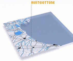 3d view of Monte Iottone