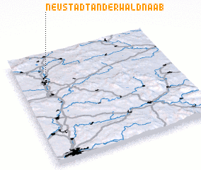 3d view of Neustadt an der Waldnaab