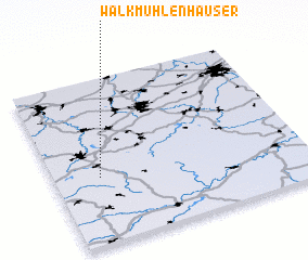 3d view of Walkmühlen-Häuser