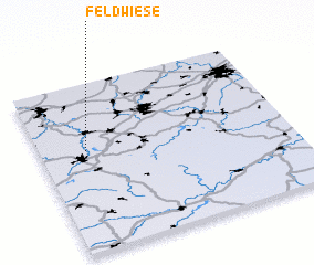 3d view of Feldwiese