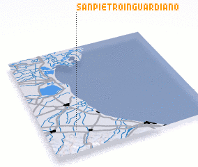 3d view of San Pietro in Guardiano