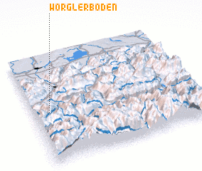 3d view of Wörgler Boden