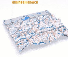 3d view of Gmain bei Weidach