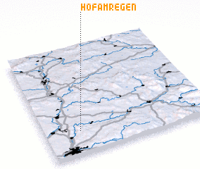 3d view of Hof am Regen