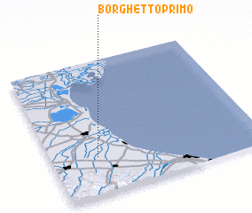 3d view of Borghetto Primo