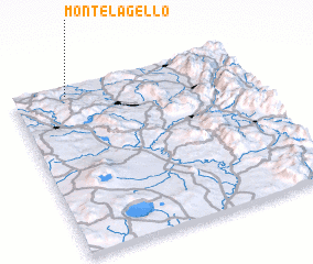 3d view of Monte lʼAgello