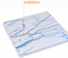 3d view of Sjemsvoll