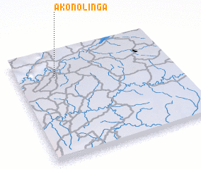 3d view of Akonolinga