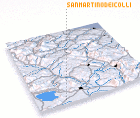 3d view of San Martino dei Colli