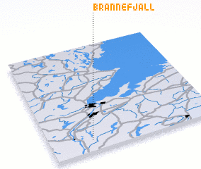 3d view of Brännefjäll