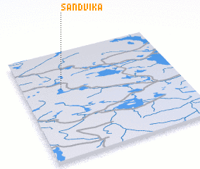 3d view of Sandvika