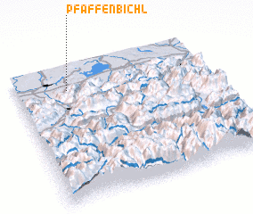 3d view of Pfaffenbichl