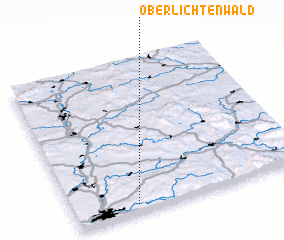 3d view of Oberlichtenwald