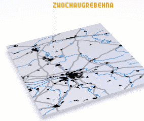 3d view of Zwochau-Grebehna