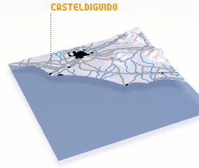 3d view of Castel di Guido