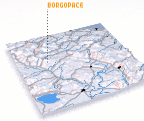 3d view of Borgo Pace