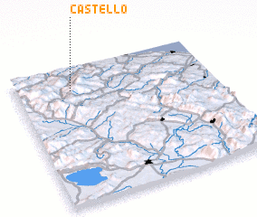 3d view of Castello