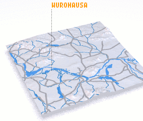 3d view of Wuro Hausa