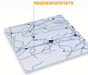 3d view of Magdeburgerforth