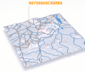 3d view of Mayo Haka Chamba