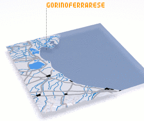 3d view of Gorino Ferrarese