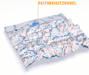 3d view of Reith bei Kitzbühel