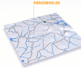 3d view of Pangui-Boulou