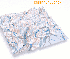 3d view of Casera Vallorch