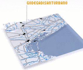 3d view of Godega di SantʼUrbano