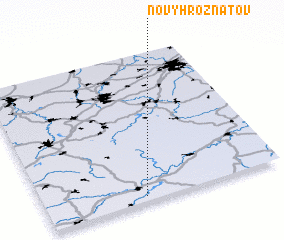 3d view of Nový Hrozňatov