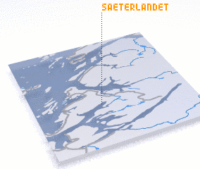 3d view of Sæterlandet