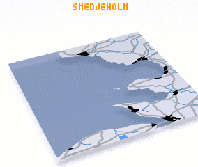 3d view of Smedjeholm