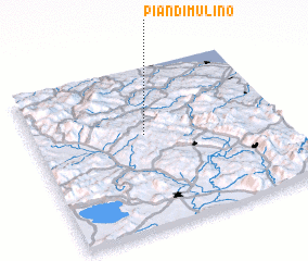 3d view of Pian di Mulino