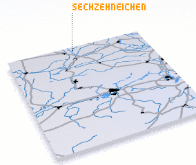 3d view of Sechzehneichen