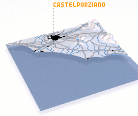 3d view of Castel Porziano