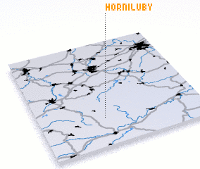 3d view of Horní Luby