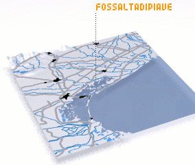 3d view of Fossalta di Piave