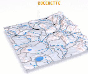 3d view of Rocchette