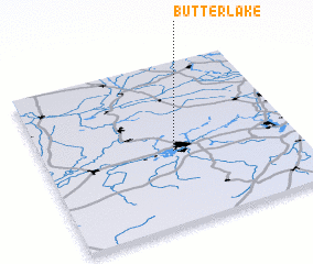 3d view of Butterlake