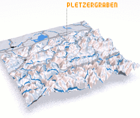 3d view of Pletzergraben