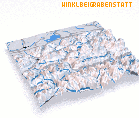 3d view of Winkl bei Grabenstätt